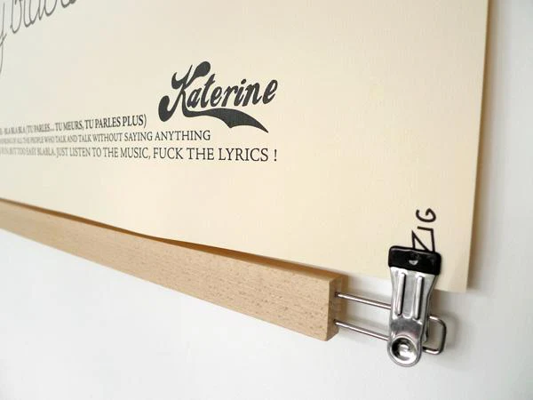 Kit accrochage mural Porte Affiche Poster Pant + click rail (clips + visserie) + fils et crochets - Image 8